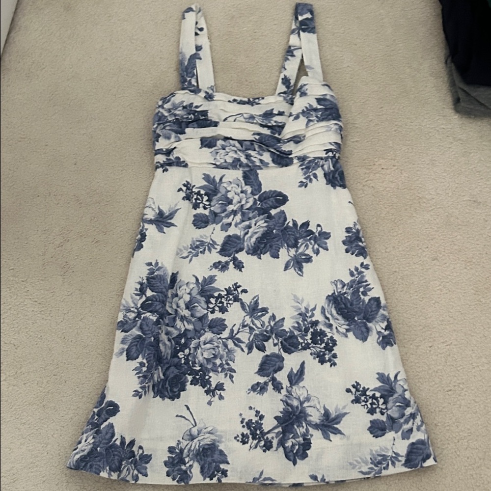 Abercrombie & Fitch Emerson linen-blend dress